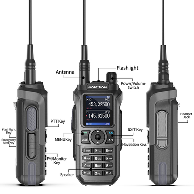 주문 135*60*33mm 크기 안테나 배오펜 워키 톡키 장거리 2600mAh 배터리 용량 온라인 제품