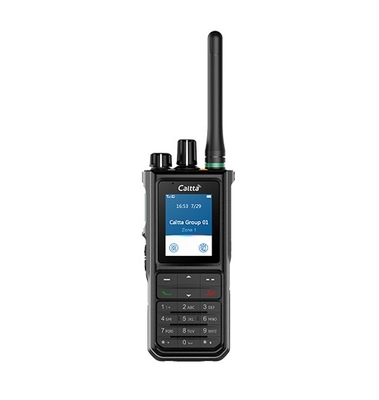 주문 Caltta PH690 DMR 휴대용 무전기 UHF/VHF IP68 방수 5W 양방향 온라인 제품