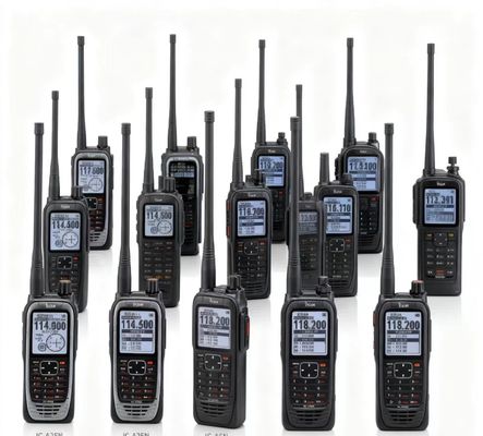 주문 인기 판매 ICOM IC A25N VHF 항공 밴드 트랜시버 항공 휴대용 라디오, 118~137MHz 주파수 및 IPX5 방수 온라인 제품