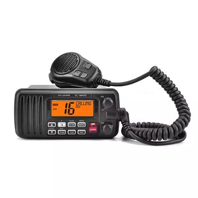 주문 IC-M412 25W Waterproof IPX7 IP67 VHF Marine Radio Submersible Car Radio Station for ICOM 온라인 제품