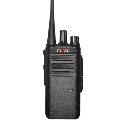 MSTAR 2 Way Walkie Talkie M-898 디지털 AI 소음 감축 1 키 디코딩 해독 방지 코드 검은색