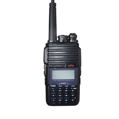 장거리 VHF UHF 보안 음성 FM 휴대용 보안 워키 토키 송신기 M-UV3 8 와트