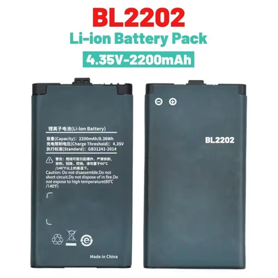 배터리 BL2202 4.35V 2200mAh 재충전 가능한 리오온 배터리 하이테라 BD300 BD350 디지털 아날로그 워키 토키 배터리