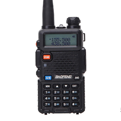 디지털 쌍방향 라디오 바오펜 UV-5RX 3 대역 5 와트 무선 장거리 전문 휴대 햄 블랙 송신기