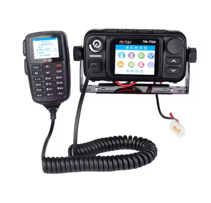 TM-7700D LTE WCDMA GSM IP 네트워크 POC GPS와 함께 두 대역 이동 라디오 블랙 Ce Tlf 이동 통신