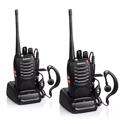 3 - 8 Km UHF 바오펜 BF-888S 무선 워키 토키 400-470MHZ 장거리 라디오