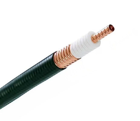 RF 1/2" 코아시얼 케이블 맨 구리 50-12 1 2 피더 폼형 PE 재킷