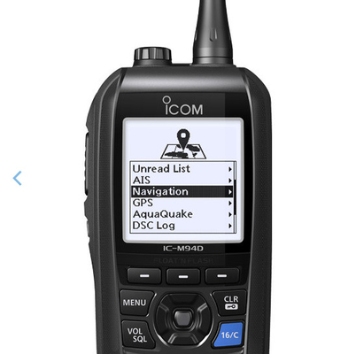 M94D VHF 해양 2방향 라디오 IP57 플라이트 플래시
