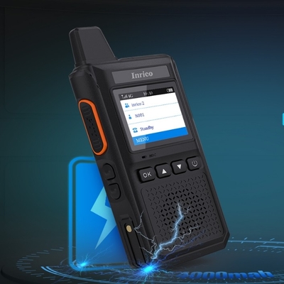 inrico T700 HD RTOS IP54 4000mAh Push-to-Talk C형 쌍방향 라디오