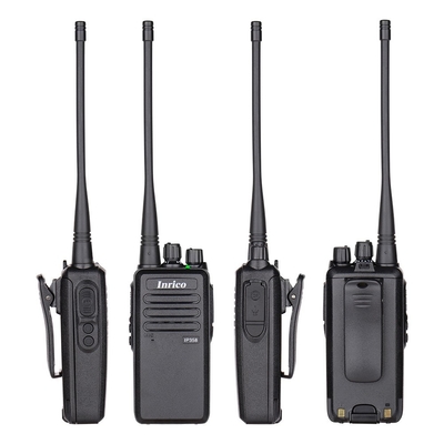INRICO IP358 방수 쌍방향 라디오 IP54 등급 및 600Ω 마이크 저항을 갖춘 방수 쌍방향 라디오로 팀원 정보에 액세스