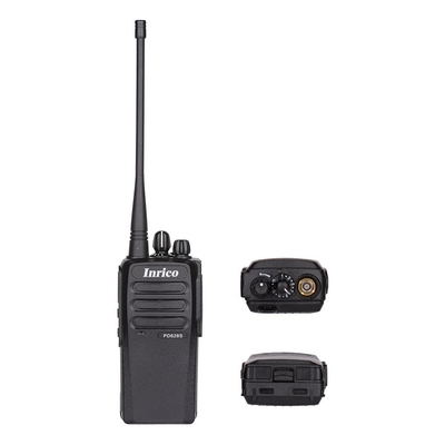 inrico PD660 방수 2방향 라디오 15시간 대화 시간 DMR 모드 및 감도 아날로그 12db SINAD 0.25μV 스플래시 보호 휴대용 송신기