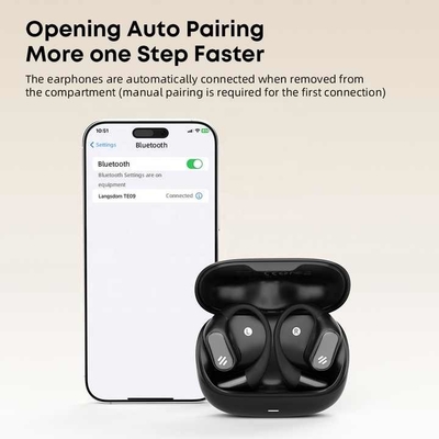 500mAh 배터리 용량과 LED 배터리 표시기를 가진 귀장과 마이크